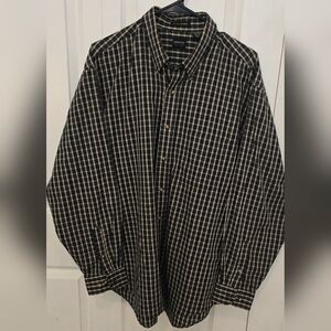 Arrow Green and Cream Plaid Shirt